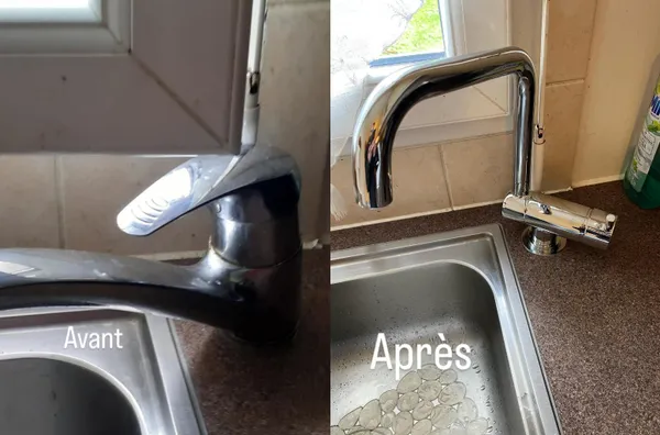 Remplacement d'un robinet d'évier