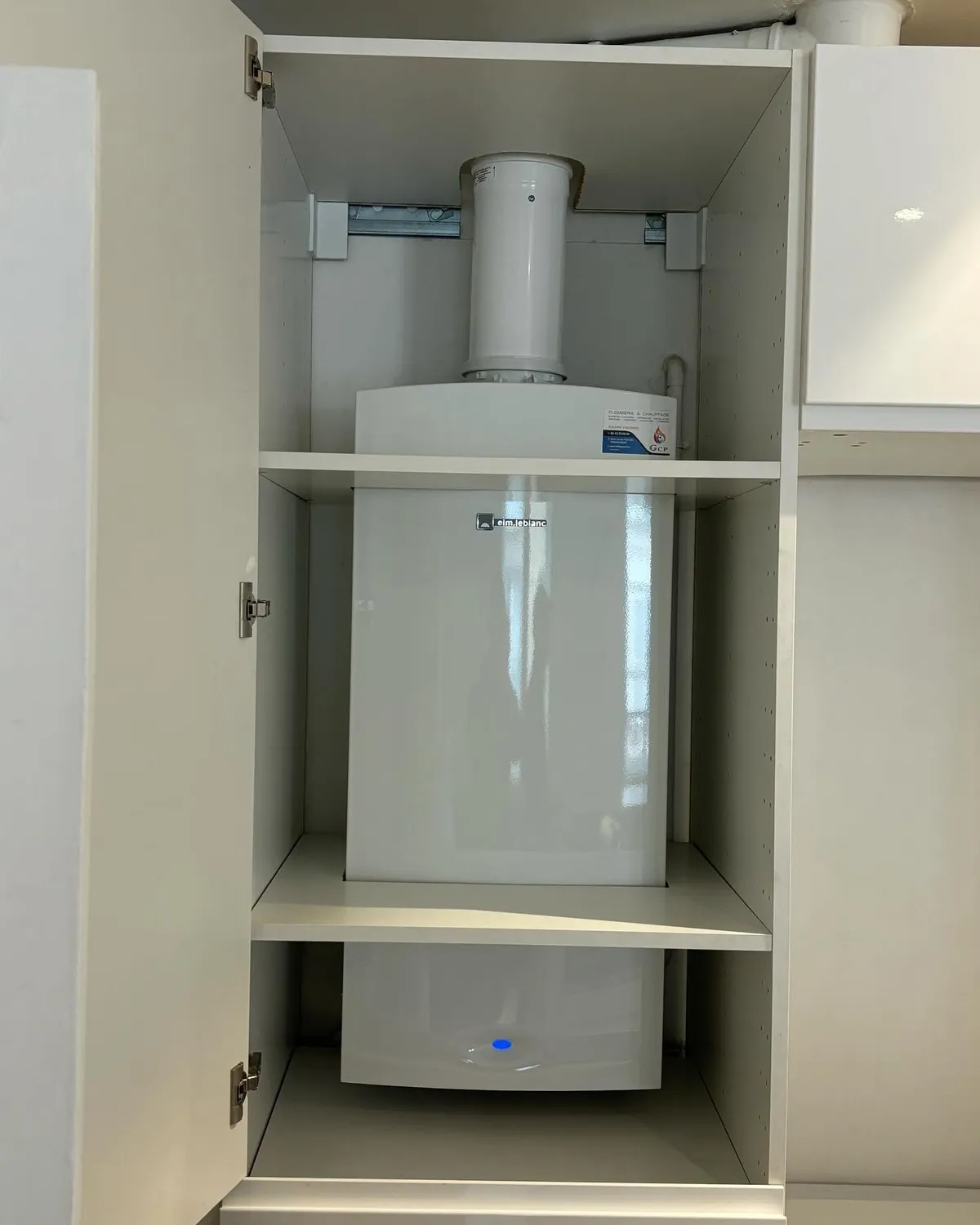 Installation d'une chaudière à gaz